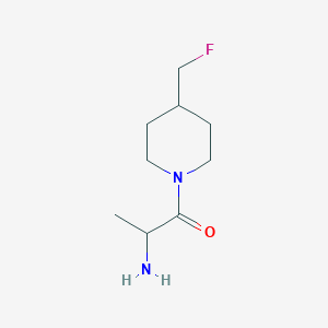 molecular formula C9H17FN2O B1488841 2-Amino-1-(4-(fluoromethyl)piperidin-1-yl)propan-1-one CAS No. 2000414-29-7