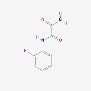 molecular formula C8H7FN2O2 B14888445 N-(2-fluorophenyl)ethanediamide 