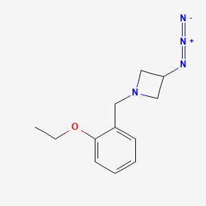 molecular formula C12H16N4O B1488845 3-Azido-1-(2-ethoxybenzyl)azetidine CAS No. 2098079-21-9