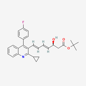 tert-Butyl (S,4E,6E)-7-(2-cyclopropyl-4-(4-fluorophenyl)quinolin-3-yl)-3-hydroxyhepta-4,6-dienoate