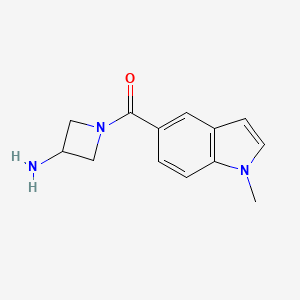 molecular formula C13H15N3O B1488849 (3-氨基氮杂环丁烷-1-基)(1-甲基-1H-吲哚-5-基)甲酮 CAS No. 2097975-71-6