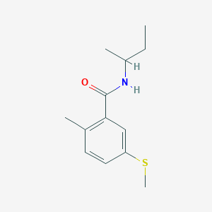 n-(Sec-butyl)-2-methyl-5-(methylthio)benzamide