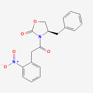 (R)-4-Benzyl-3-(2-(2-nitrophenyl)acetyl)oxazolidin-2-one