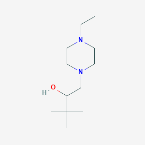 1-(4-Ethylpiperazin-1-yl)-3,3-dimethylbutan-2-ol