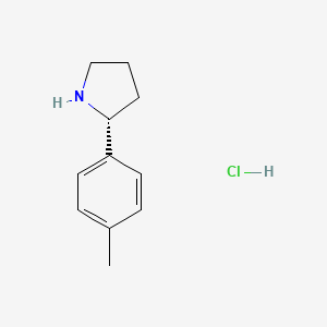 molecular formula C11H16ClN B14888579 (R)-2-(p-Tolyl)pyrrolidine hydrochloride CAS No. 1227798-74-4