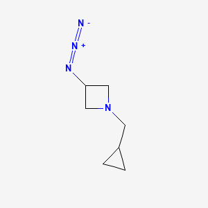 molecular formula C7H12N4 B1488861 3-Azido-1-(cyclopropylmethyl)azetidine CAS No. 1331737-08-6