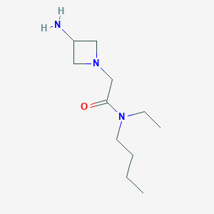 molecular formula C11H23N3O B1488862 2-(3-aminoazetidin-1-yl)-N-butyl-N-ethylacetamide CAS No. 2098098-22-5