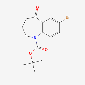 tert-Butyl 7-bromo-5-oxo-2,3,4,5-tetrahydro-1H-benzo[b]azepine-1-carboxylate