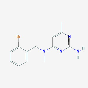 n4-(2-Bromobenzyl)-n4,6-dimethylpyrimidine-2,4-diamine