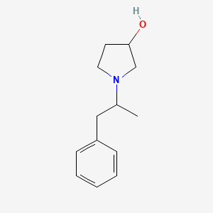 molecular formula C13H19NO B1488864 1-(1-Phenylpropan-2-yl)pyrrolidin-3-ol CAS No. 2097992-12-4