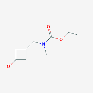 Ethyl methyl((3-oxocyclobutyl)methyl)carbamate