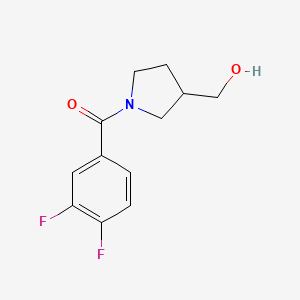 (3,4-Difluorophenyl)(3-(hydroxymethyl)pyrrolidin-1-yl)methanone