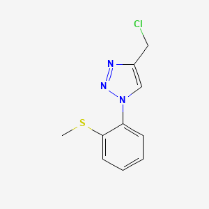 4-(chloromethyl)-1-[2-(methylsulfanyl)phenyl]-1H-1,2,3-triazole