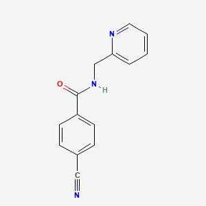 4-cyano-N-(pyridin-2-ylmethyl)benzamide