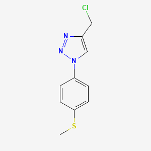 4-(chloromethyl)-1-[4-(methylsulfanyl)phenyl]-1H-1,2,3-triazole