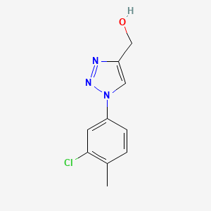 molecular formula C10H10ClN3O B1488882 [1-(3-chloro-4-methylphenyl)-1H-1,2,3-triazol-4-yl]methanol CAS No. 1249839-79-9