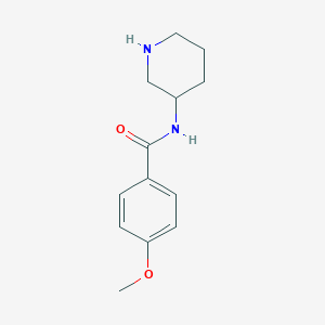 4-methoxy-N-(piperidin-3-yl)benzamide