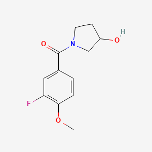 (3-Fluoro-4-methoxyphenyl)(3-hydroxypyrrolidin-1-yl)methanone