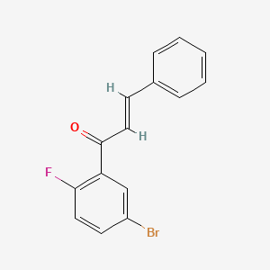 1-(5-Bromo-2-fluorophenyl)-3-phenylprop-2-en-1-one