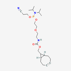 molecular formula C24H40N3O5P B14888865 endo-BCN CE-Phosphoramidite 