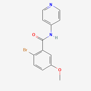 2-bromo-5-methoxy-N-(pyridin-4-yl)benzamide