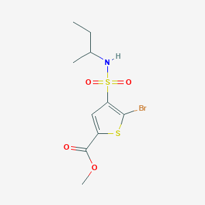 Methyl 5-bromo-4-(n-(sec-butyl)sulfamoyl)thiophene-2-carboxylate