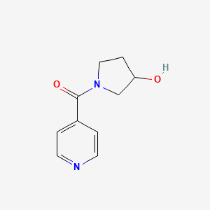 molecular formula C10H12N2O2 B1488890 1-(Pyridine-4-carbonyl)pyrrolidin-3-ol CAS No. 1341488-12-7