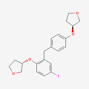 (S)-3-(4-(5-Iodo-2-(((S)-tetrahydrofuran-3-yl)oxy)benzyl)phenoxy)tetrahydrofuran