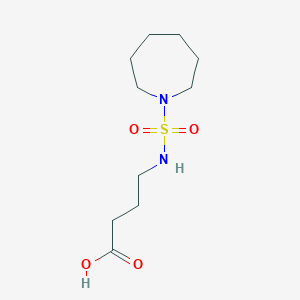 4-(Azepane-1-sulfonamido)butanoic acid