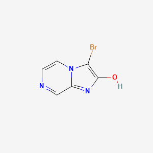 molecular formula C6H4BrN3O B14889004 3-Bromoimidazo[1,2-a]pyrazin-2-ol 