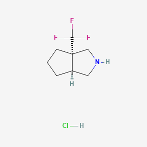 (3aS,6aS)-3a-(Trifluoromethyl)octahydrocyclopenta[c]pyrrole hydrochloride