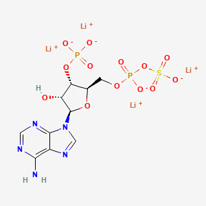 molecular formula C10H11Li4N5O13P2S B14889070 Adenosine3-phosphate5-phosphosulfate,tetralithiumsalt 