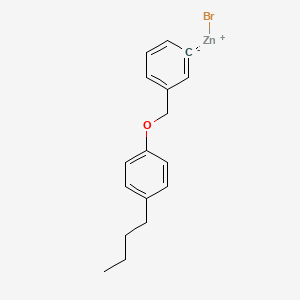 3-(4-n-Butylphenoxymethyl)phenylZinc bromide