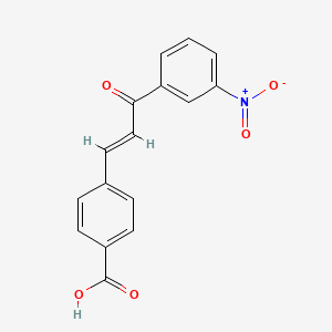 (E)-4-(3-(3-Nitrophenyl)-3-oxoprop-1-en-1-yl)benzoic acid