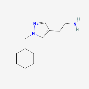 2-[1-(cyclohexylmethyl)-1H-pyrazol-4-yl]ethan-1-amine