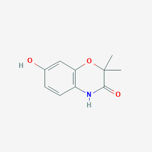 molecular formula C10H11NO3 B14889206 7-Hydroxy-2,2-dimethyl-2H-benzo[b][1,4]oxazin-3(4H)-one 