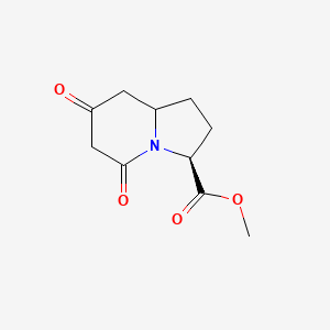 molecular formula C10H13NO4 B14889215 Methyl (3S)-5,7-dioxooctahydroindolizine-3-carboxylate 