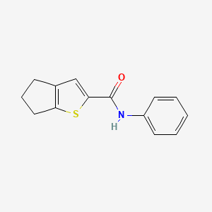 N-phenyl-5,6-dihydro-4H-cyclopenta[b]thiophene-2-carboxamide