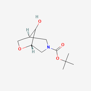 tert-Butyl (1S,5S)-8-hydroxy-6-oxa-3-azabicyclo[3.2.1]octane-3-carboxylate