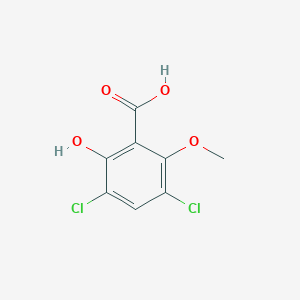 molecular formula C8H6Cl2O4 B14889267 3,5-Dichloro-2-hydroxy-6-methoxybenzoic acid 