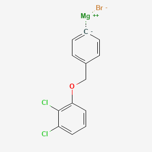 molecular formula C13H9BrCl2MgO B14889274 4-(2,3-Dichlorophenoxymethyl)phenylmagnesium bromide 