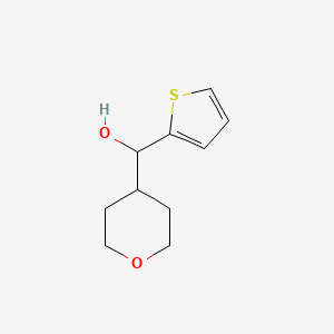 molecular formula C10H14O2S B1488928 (四氢-2H-吡喃-4-基)(噻吩-2-基)甲醇 CAS No. 1339662-29-1