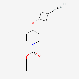 Tert-butyl 4-(trans-3-ethynylcyclobutoxy)piperidine-1-carboxylate