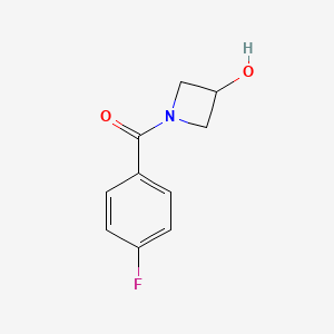 molecular formula C10H10FNO2 B1488934 1-(4-Fluorobenzoyl)azetidin-3-ol CAS No. 1342734-67-1