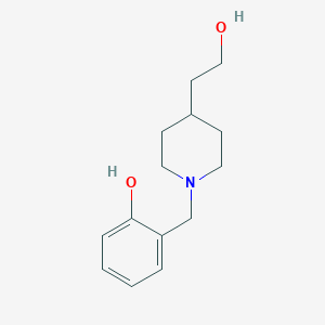 2-((4-(2-Hydroxyethyl)piperidin-1-yl)methyl)phenol