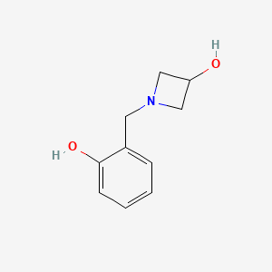 molecular formula C10H13NO2 B1488938 1-(2-Hydroxybenzyl)azetidin-3-ol CAS No. 1862803-97-1