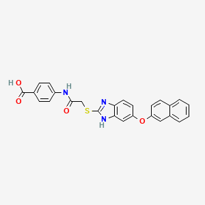 molecular formula C26H19N3O4S B14889392 Ptp1B-IN-18 