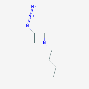 molecular formula C7H14N4 B1488942 3-Azido-1-butylazetidine CAS No. 2097946-96-6