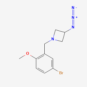 3-Azido-1-(5-bromo-2-methoxybenzyl)azetidine