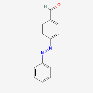 molecular formula C13H10N2O B14889468 4-Phenylazobenzaldehyde 